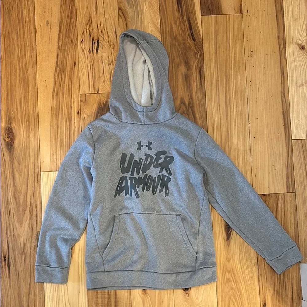 Under Armour Kids Hoodie Set - Gray, Orange, Multicolor - Picture 8 of 9